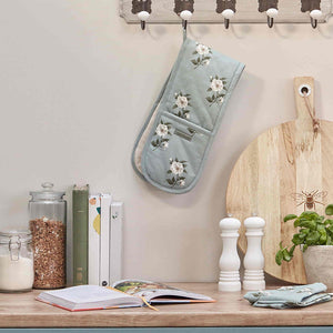 Double Oven Glove - Roses