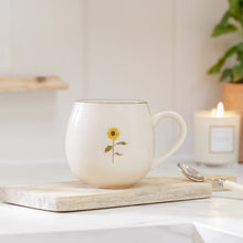 Load image into Gallery viewer, Mug - Stoneware - Patterned - Sunflowers
