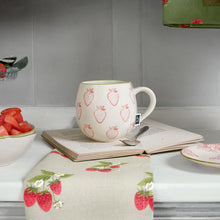 Load image into Gallery viewer, Mug - Stoneware - Patterned - Strawberries - Zebra Blush
