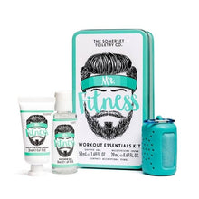 Load image into Gallery viewer, Mr. Fitness Shower Essentials Gift Tin Vetiver &amp; Leather
