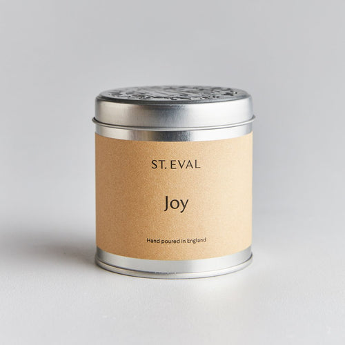 Joy Scented Tin Candle - Zebra Blush
