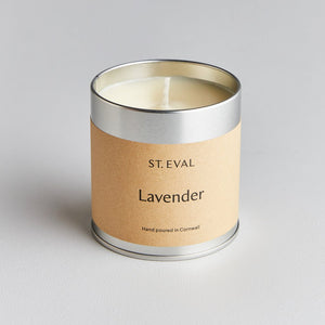 Lavender Scented Tin Candle - Zebra Blush
