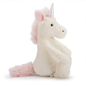 Bashful Unicorn - Small - Zebra Blush