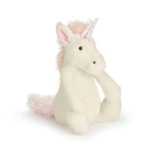 Bashful Unicorn - Small - Zebra Blush