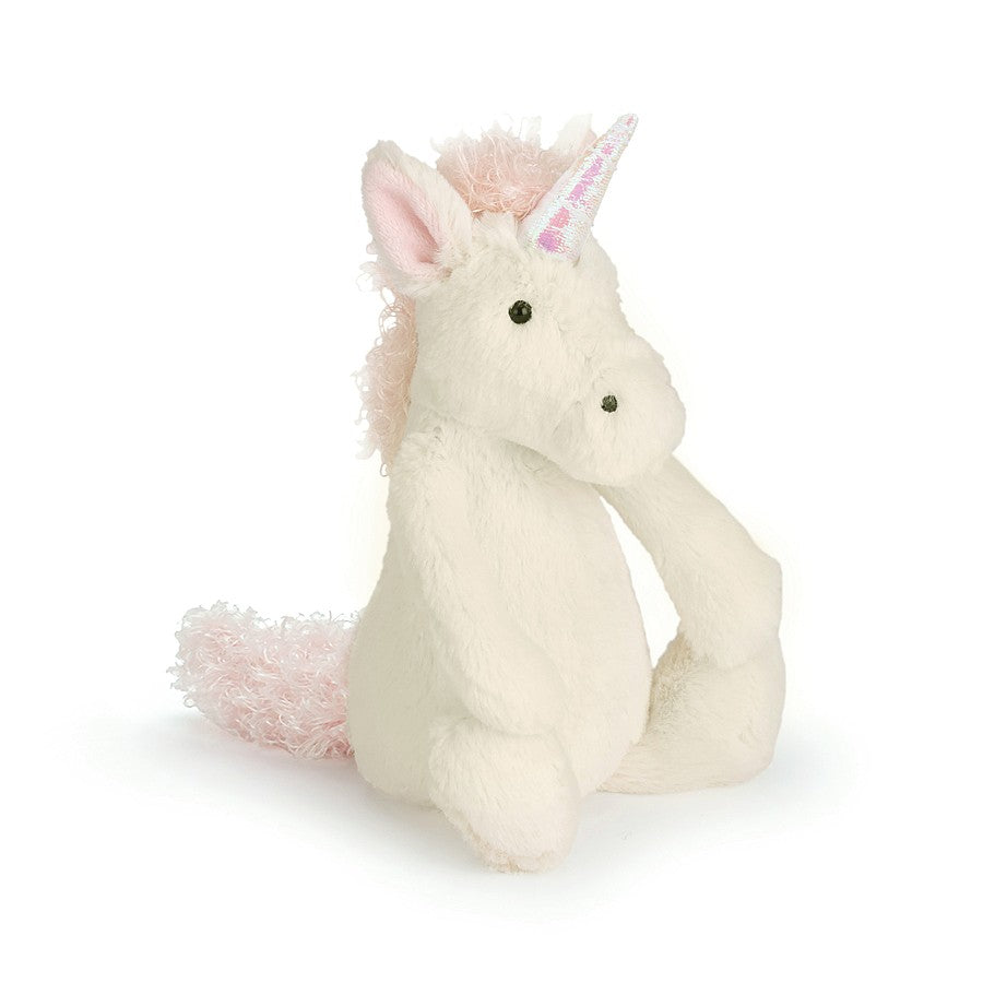 Bashful Unicorn - Small - Zebra Blush