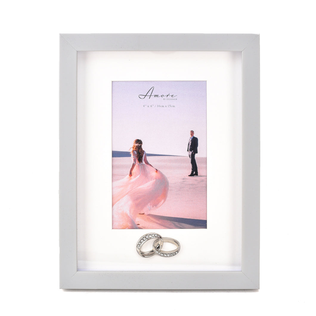 Amore Plastic Photo Frame with Rings Icon - 4