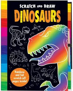 SCRATCH AND DRAW DINOSAURS - Zebra Blush